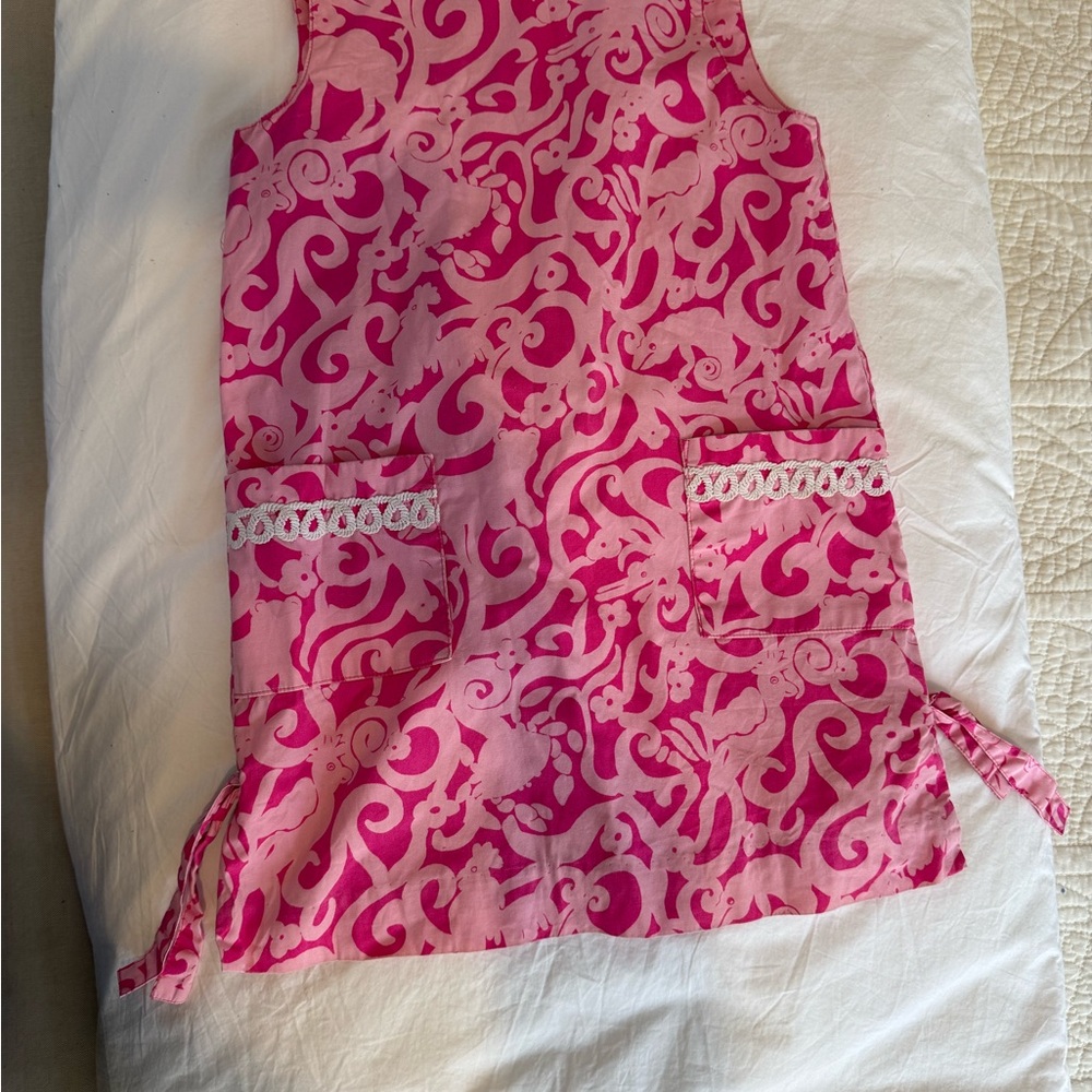 Girls Lilly Pulitzer Size 5 pink shift
